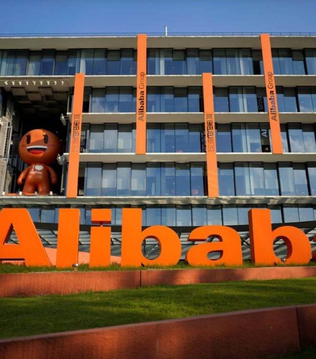 Fachada do prédio do Alibaba (BABA34)