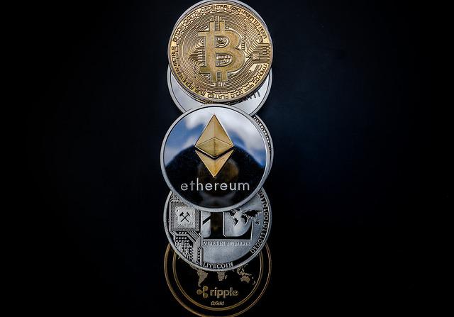 ilustração de criptomoedas