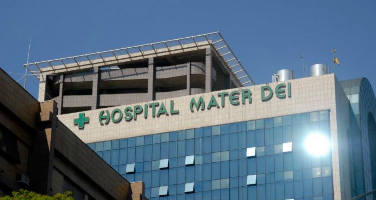 BTG: Fachada de hospital da Rede Mater Dei