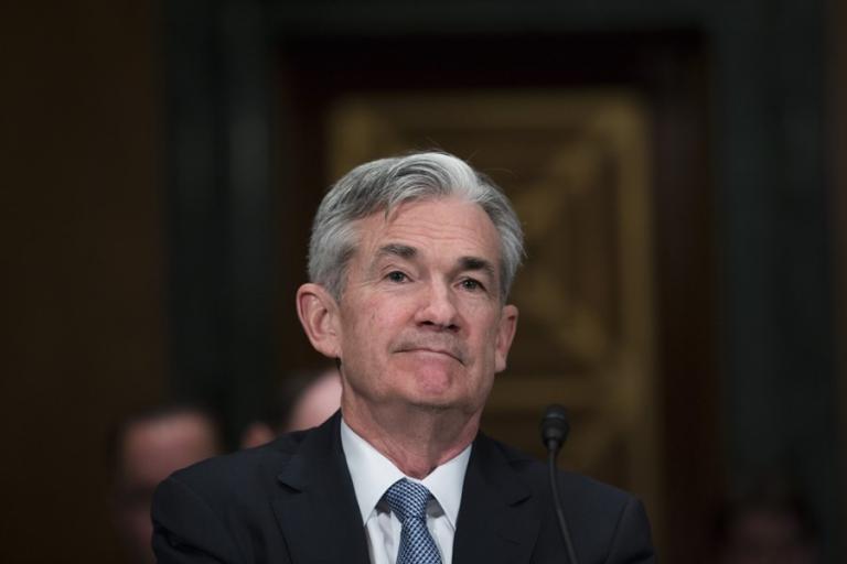 Imagem mostra Jerome Powell, do Fed