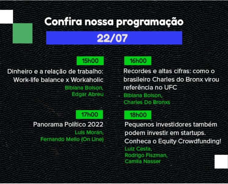 agenda Money Week dia 5