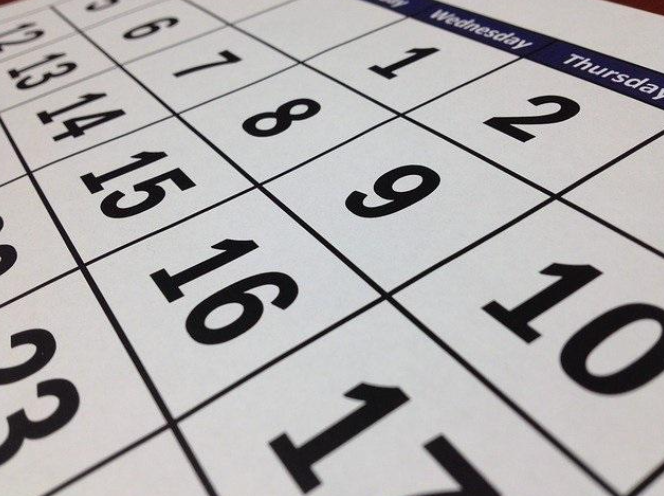 foto de calendário