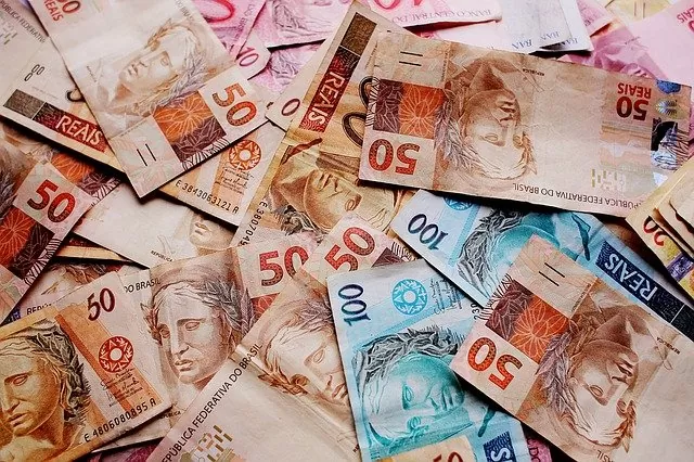 foto de notas de real