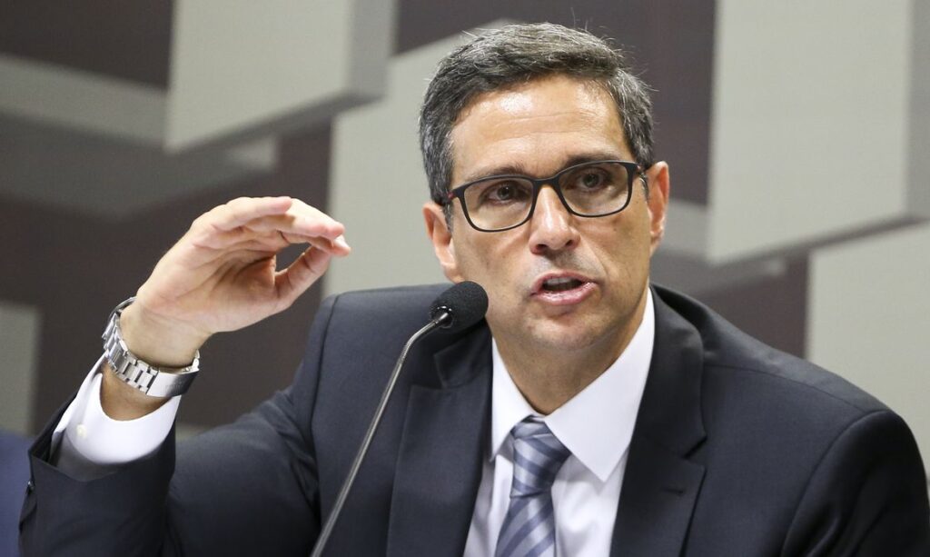 Imagem mostra o presidente do BC, Roberto Campos Neto.