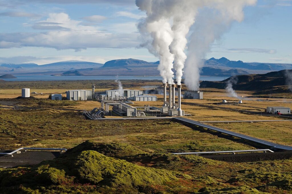 Imagem mostra uma usina de energia.