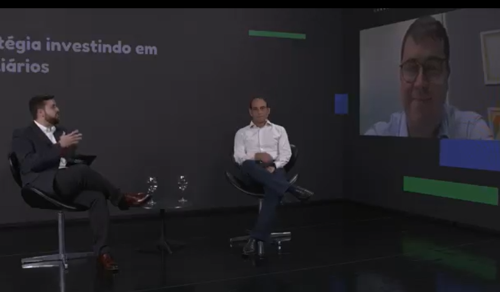 Felipe Paletta, Rodrigo Abbud e Fábio Carvalho em painel sobre FIIs no 7ª Money Week