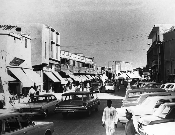 Foto de Distrito comercial de Doha em 1968 - Foto: AP