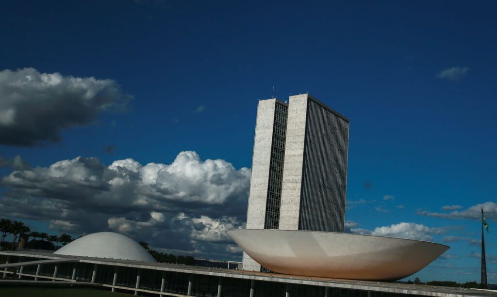 Imagem mostra prédio do Congresso Nacional
