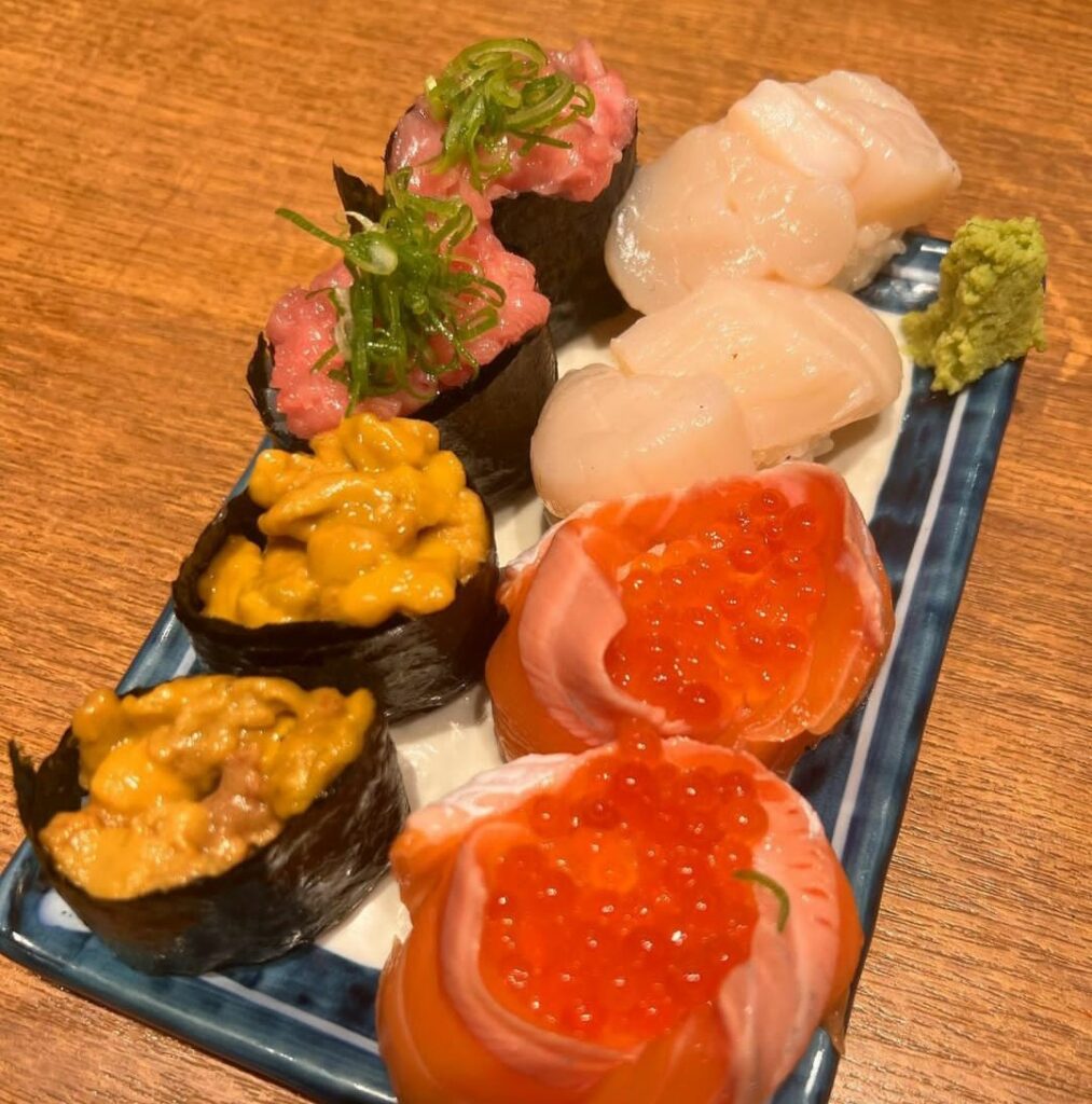 foto de sushis de Júlia Wazlawick