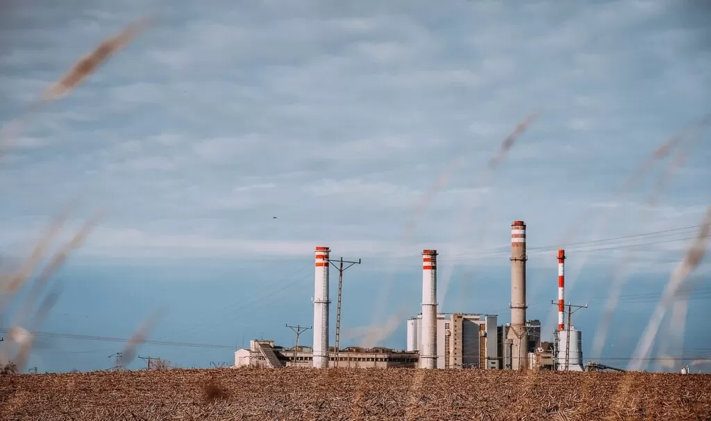 Imagem mostra uma empresa do segmento de energia.
