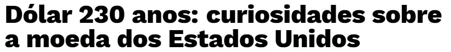 imagem com título de matéria jornalística