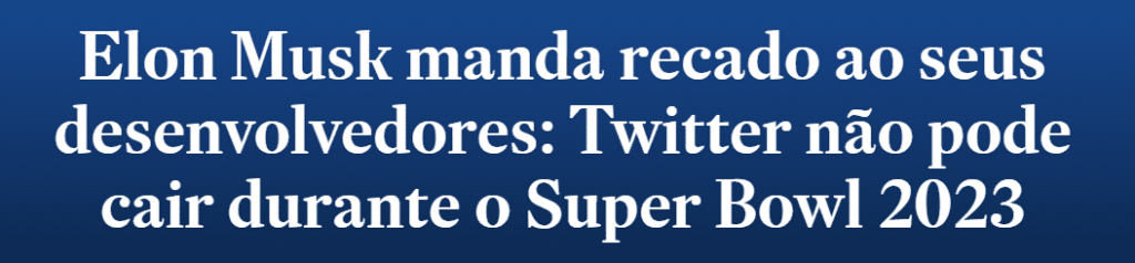 Imagem de título de notícia jornalística