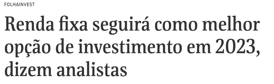 título de matéria jornalística