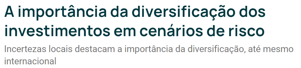 título de matéria jornalística
