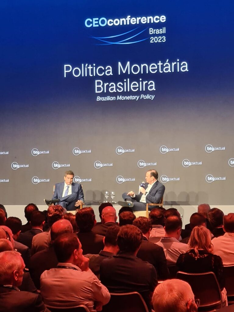 Presidente do BC, Roberto Campos Neto, na CEO Conference