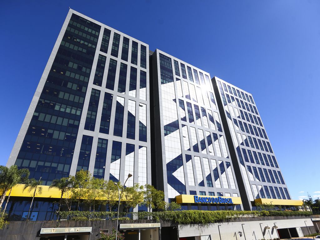 Prédio mostra a fachada do Banco do Brasil (BBAS3), em Brasília