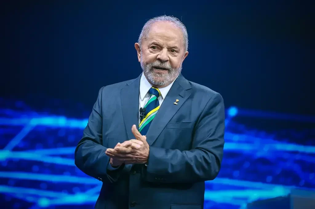 Foto do presidente Lula em Brasília