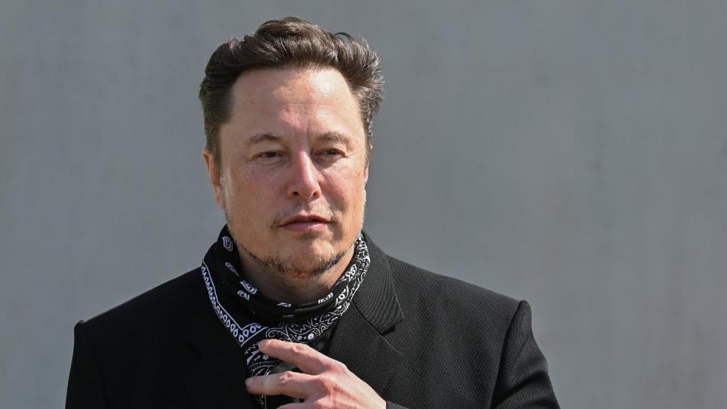 Imagem mostra o empresário Elon Musk.