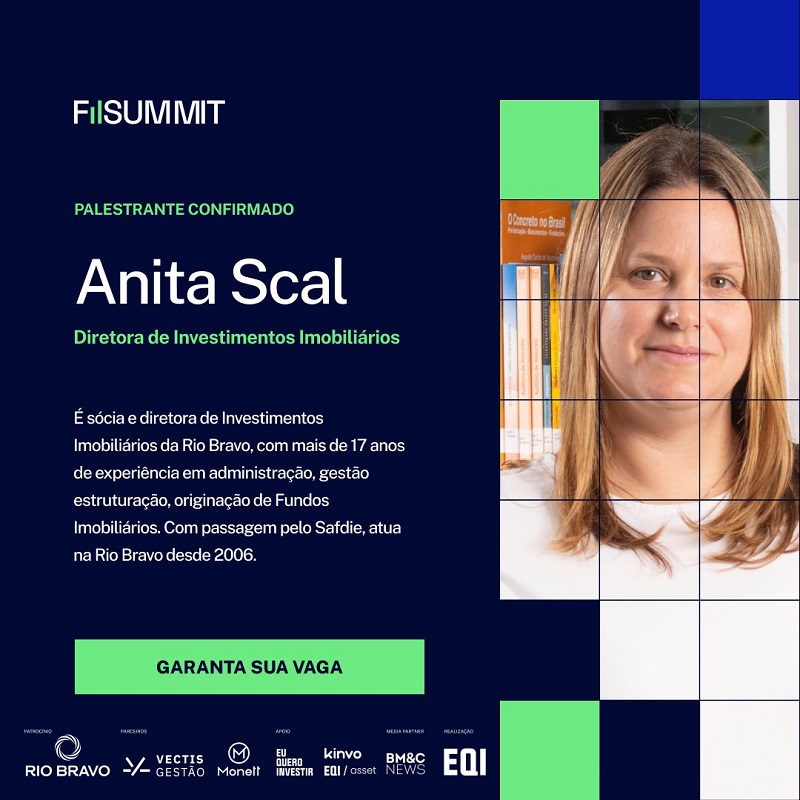 Anita Scal, da Rio Bravo, participa do FII Summit