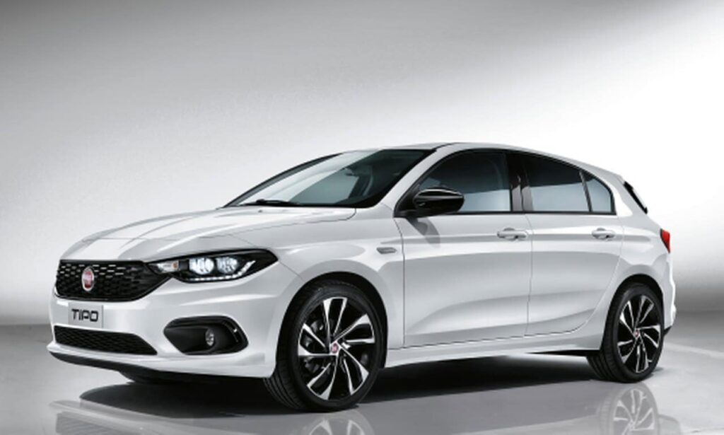 Imagem mostra um modelo de carro da Fiat.