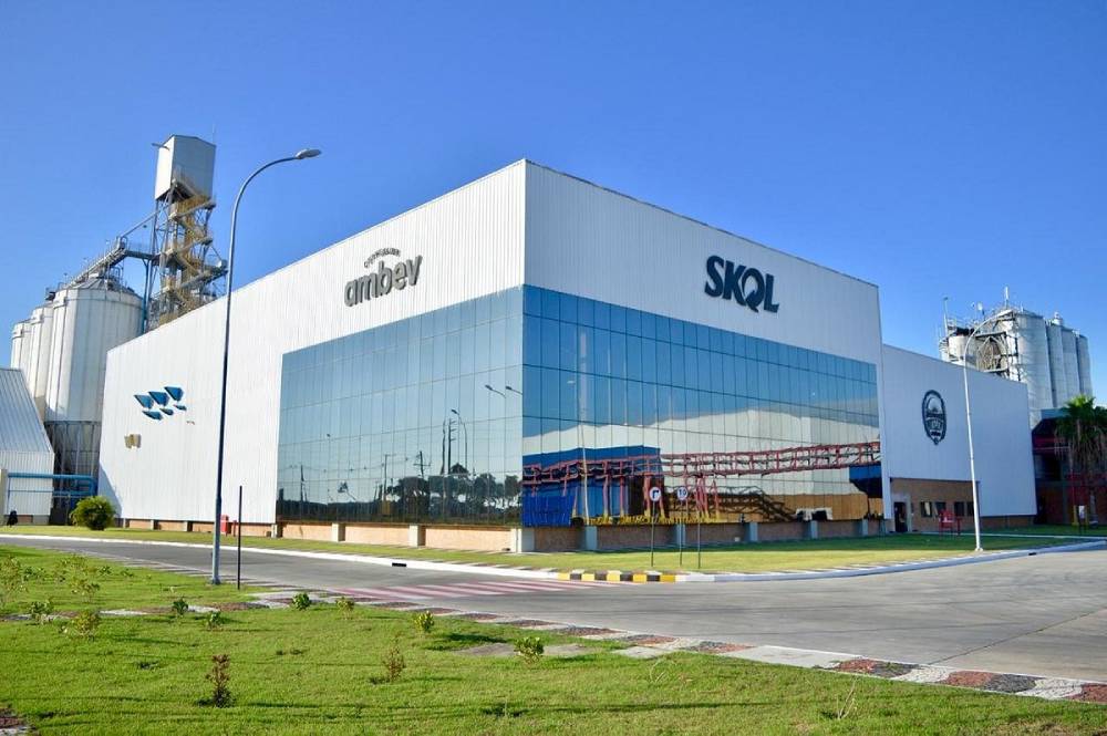 Imagem mostra a sede da Ambev.