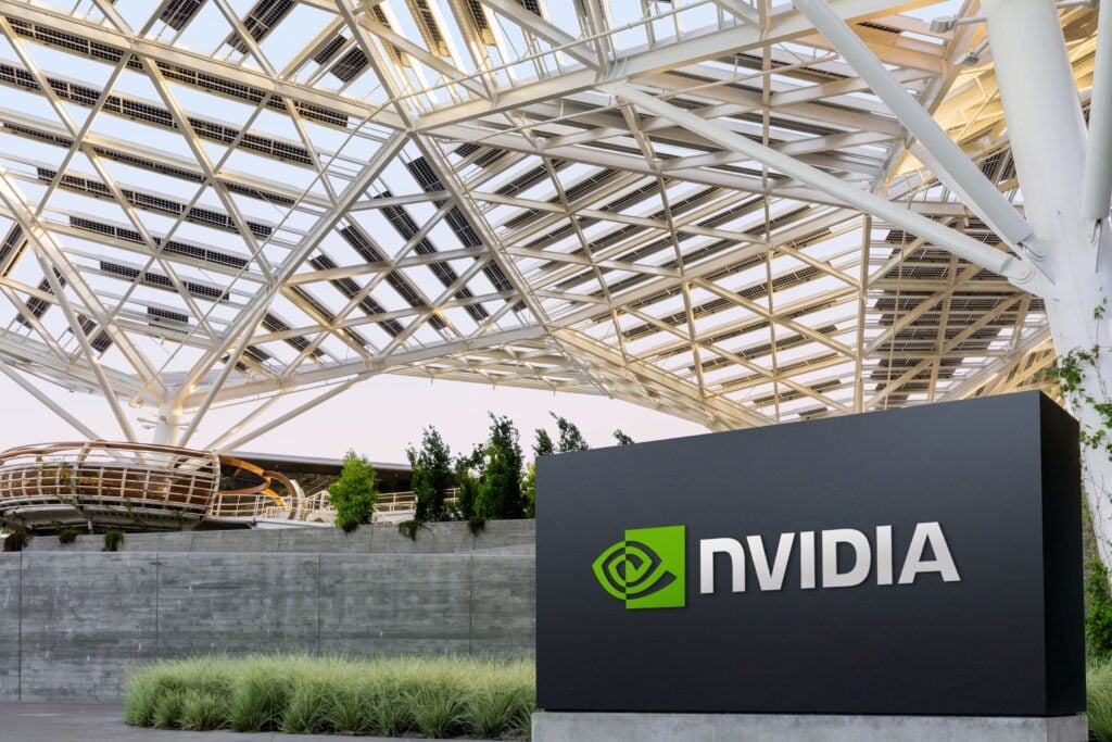 Imagem mostra a placa da Nvidia.