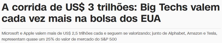 Manchete da CNN Brasil