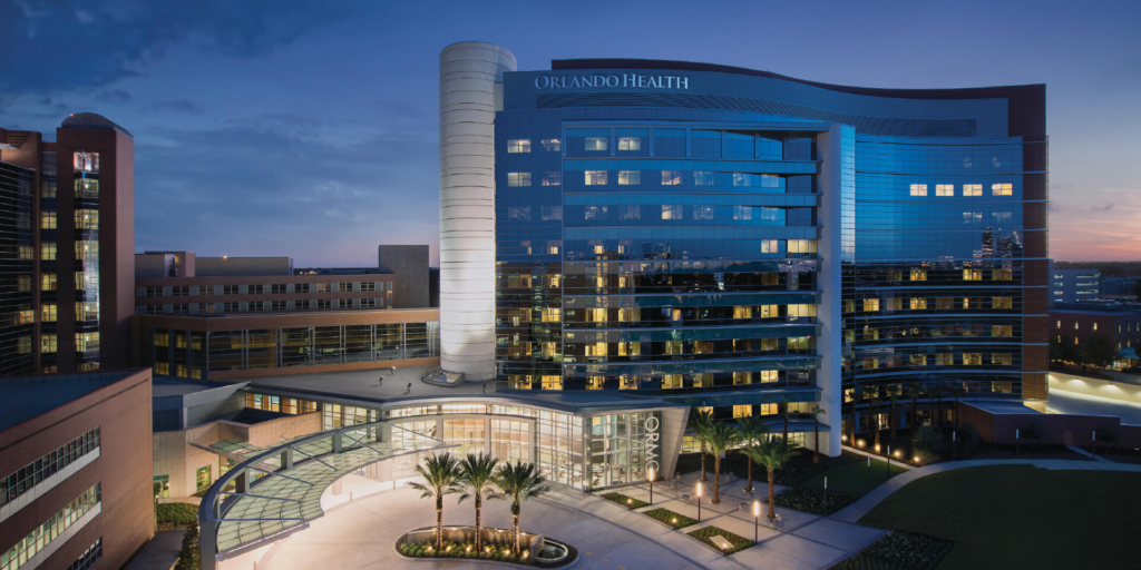 Foto do Orlando Health Medical Center.
Fonte: Divulgação