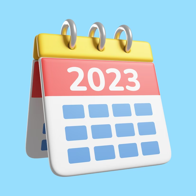 Imagem de um calendário - representação do vencimento no mercado de opções