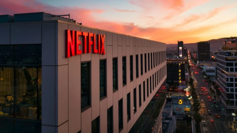 Imagem mostra a sede da Netflix nos EUA.