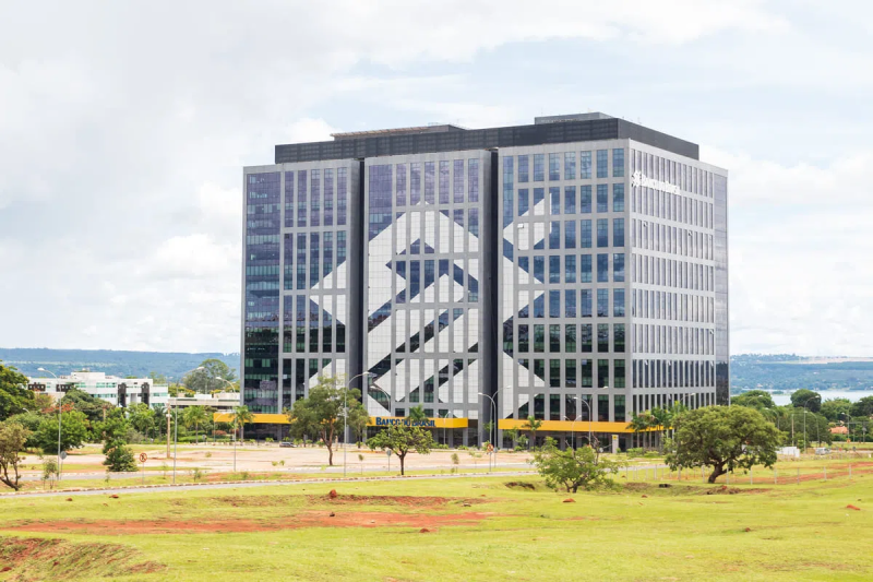 Imagem mostra a sede do Banco do Brasil (BBSA3).