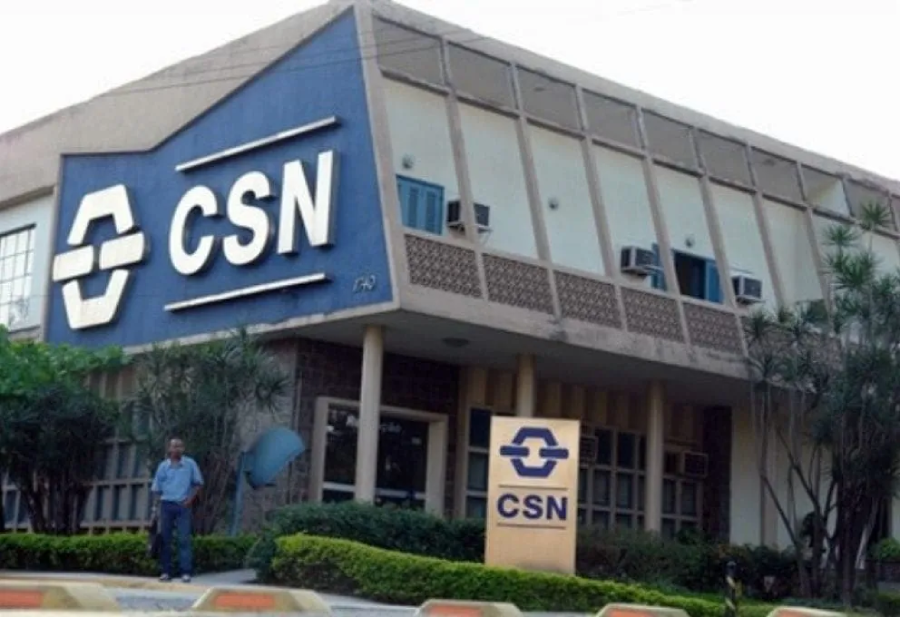Imagem mostra uma das unidades da CSN.