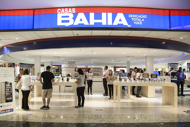 Aumenta posição vendida para Casas Bahia (VIIA3)