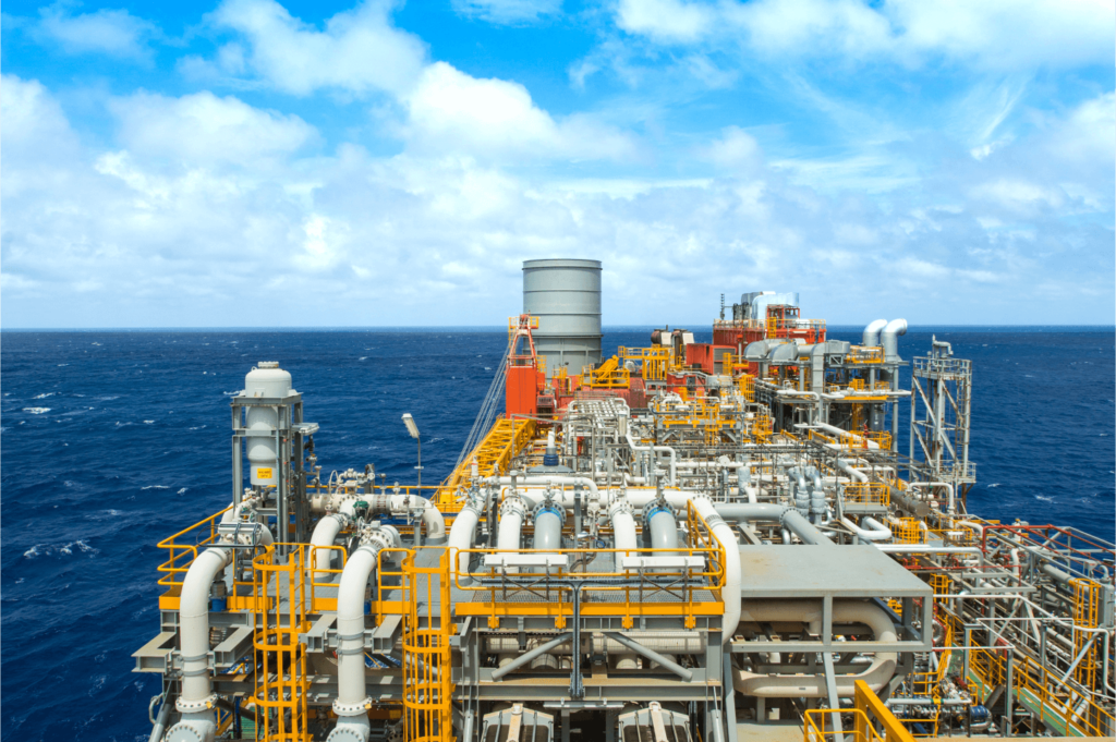 Plataforma de extração de Petróleo