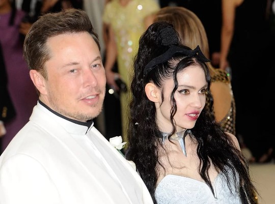 foto de Elon Musk e Grimes