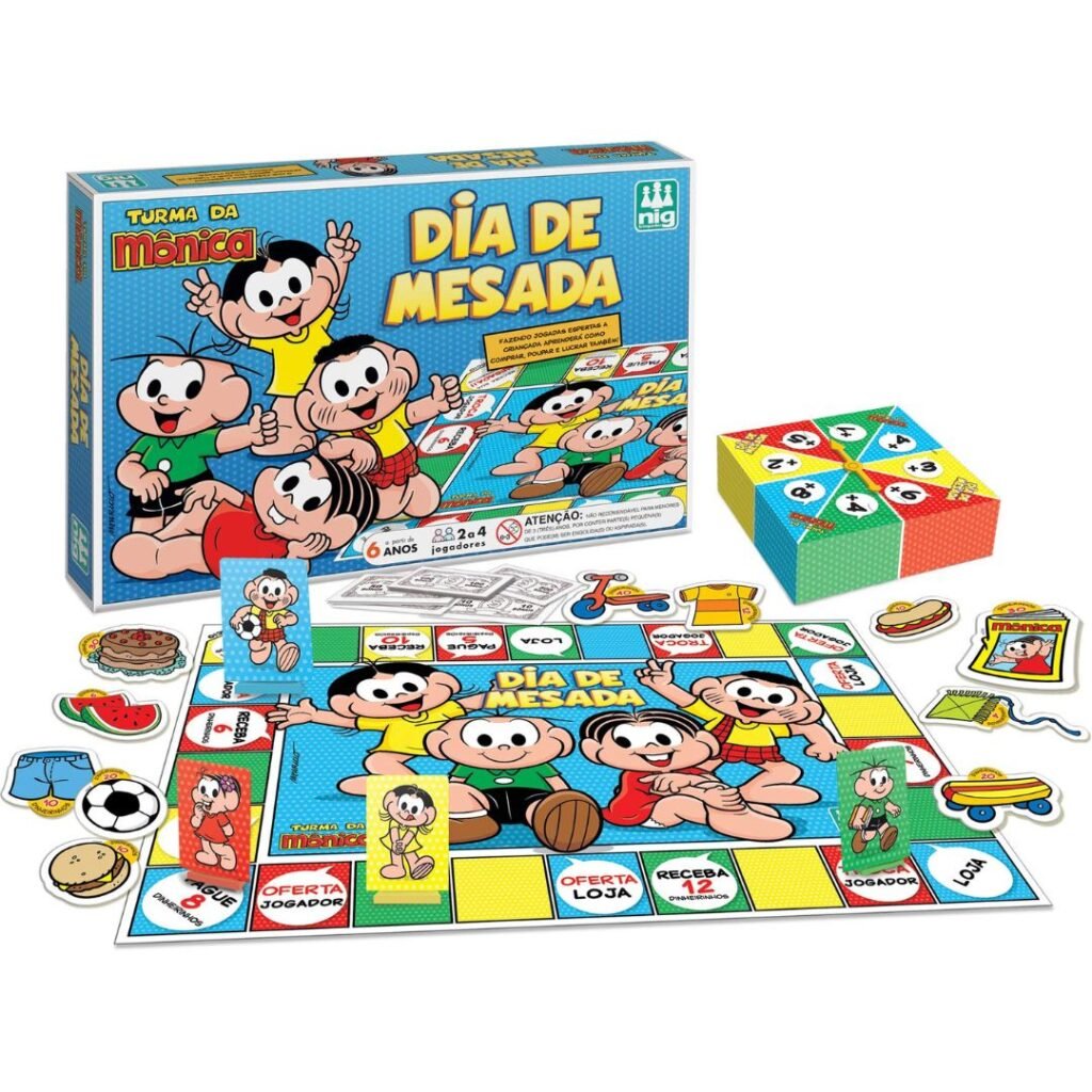 Jogo da mesada Turma da Mônica - Dia das Crianças