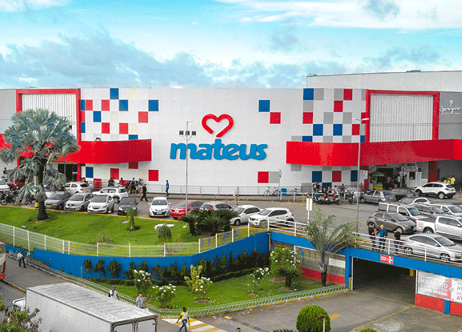 Grupo Mateus GMAT3 imagem de fachada de loja