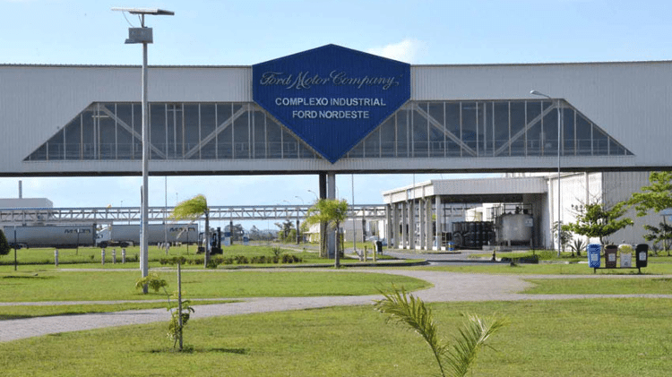 Complexo industrial da Ford em Camaçari antes da saída da montadora americana do Brasil - Créditos: divulgação Ford
