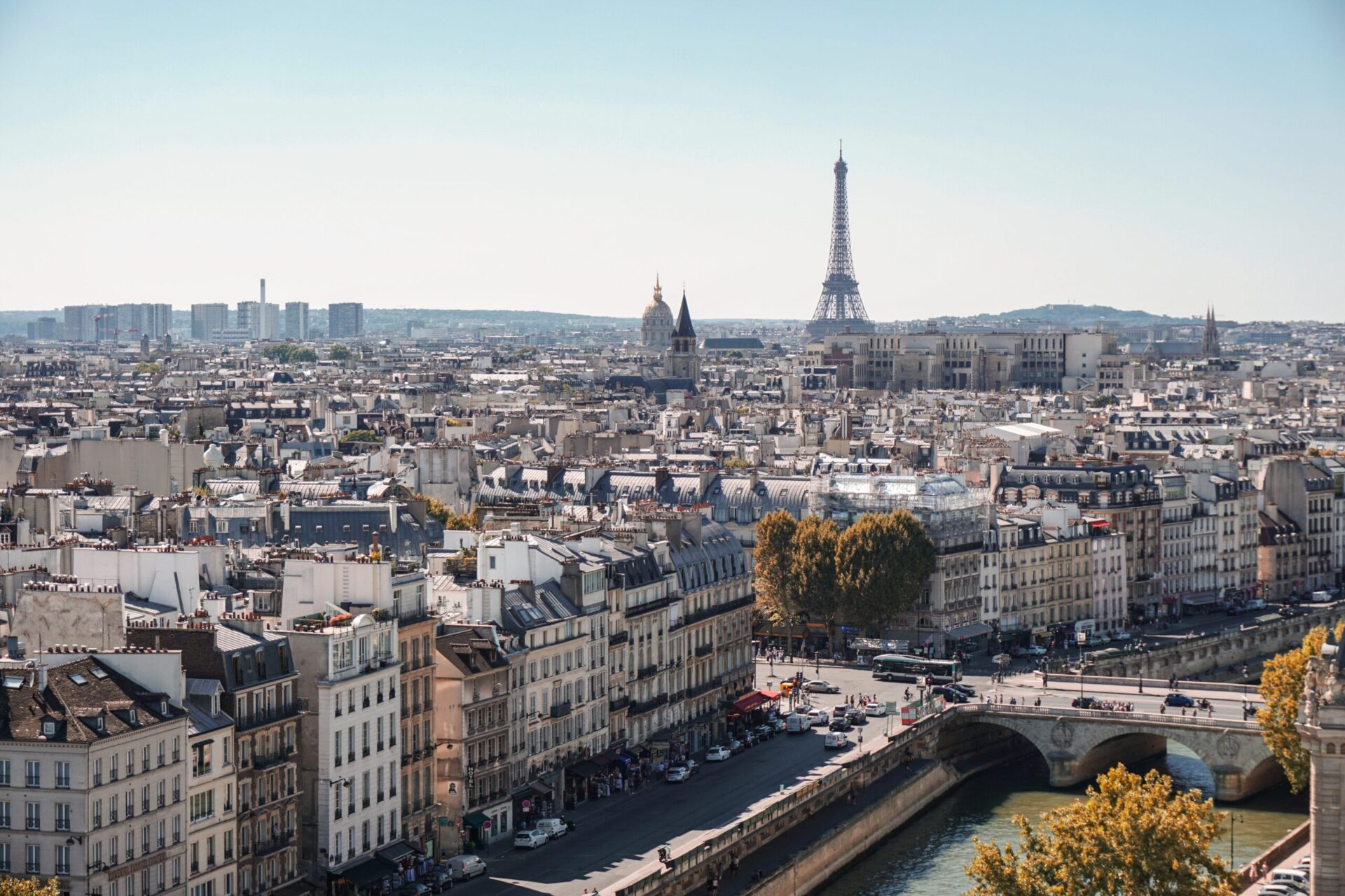 Hotéis em Paris: imagem mostra cidade de Paris