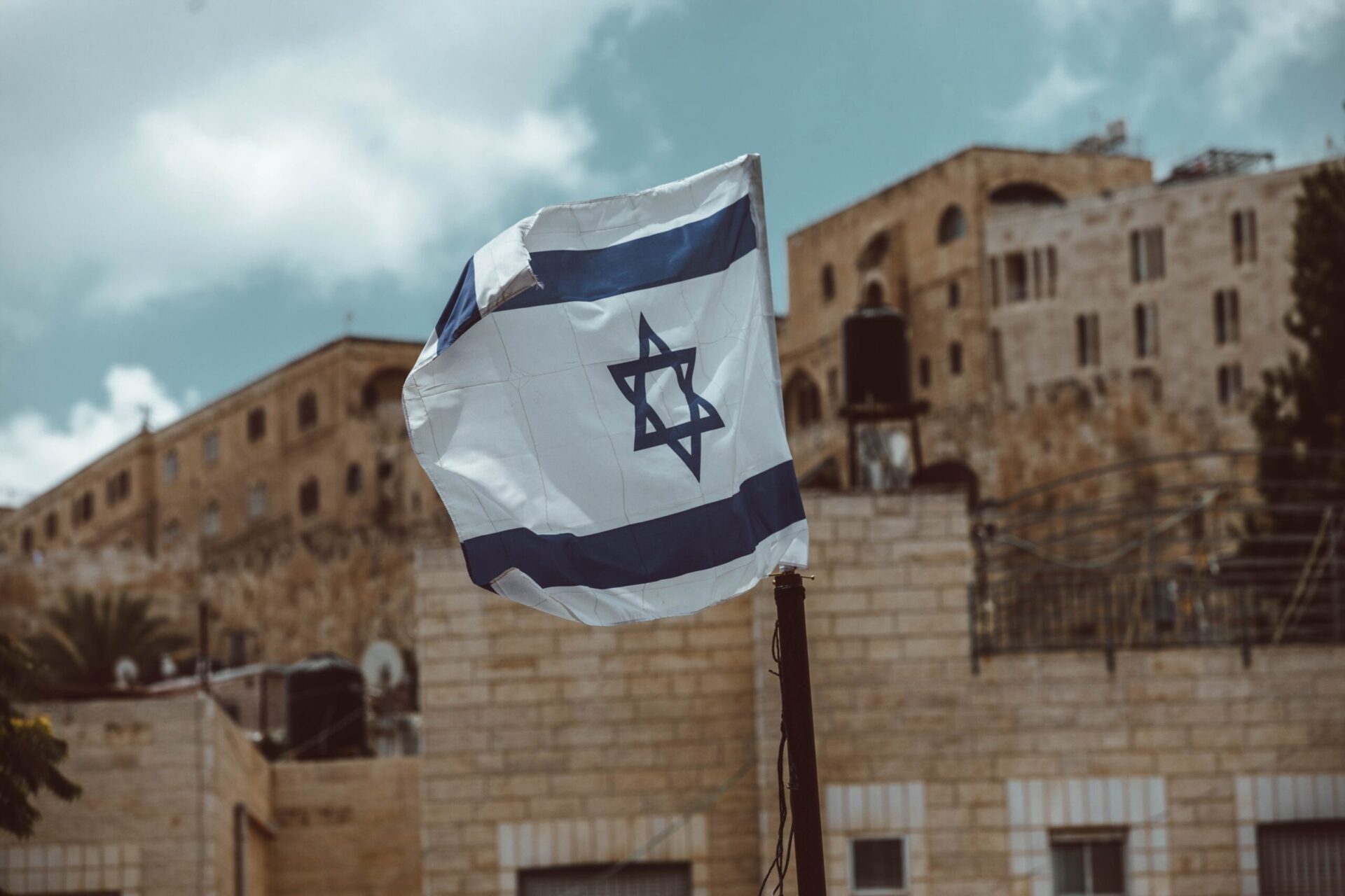 Israel: imagem mostra bandeira de Israel