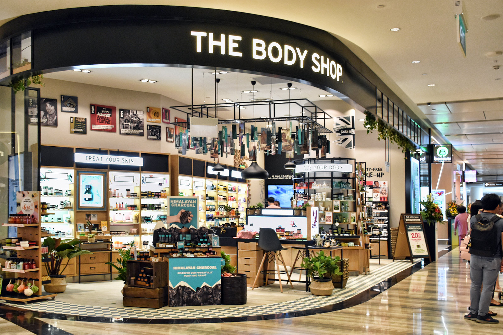 The Body Shop: imagem mostra fachada da loja