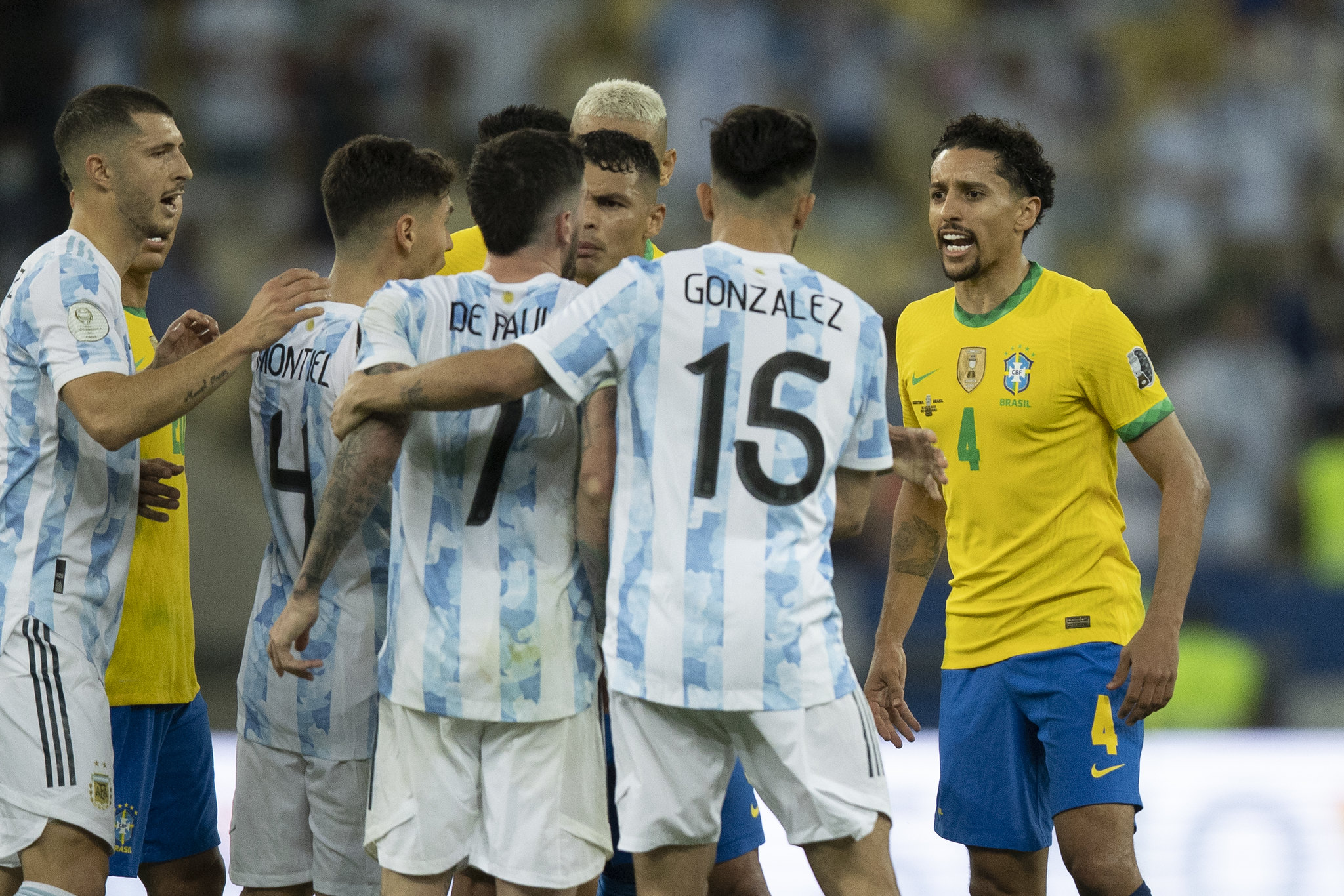 Argentinos levam vantagem contra brasileiros em finais de