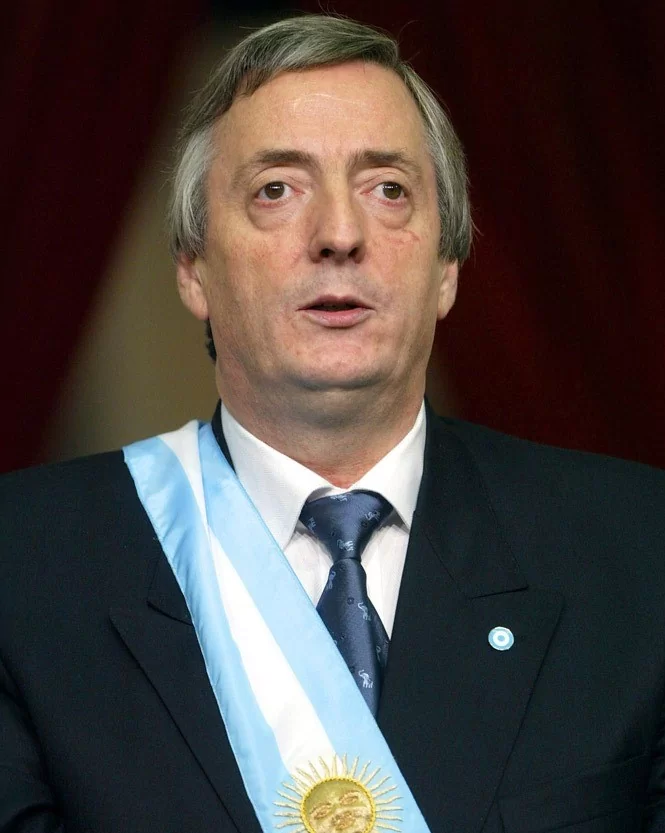 Foto oficial de Nester Kirchner