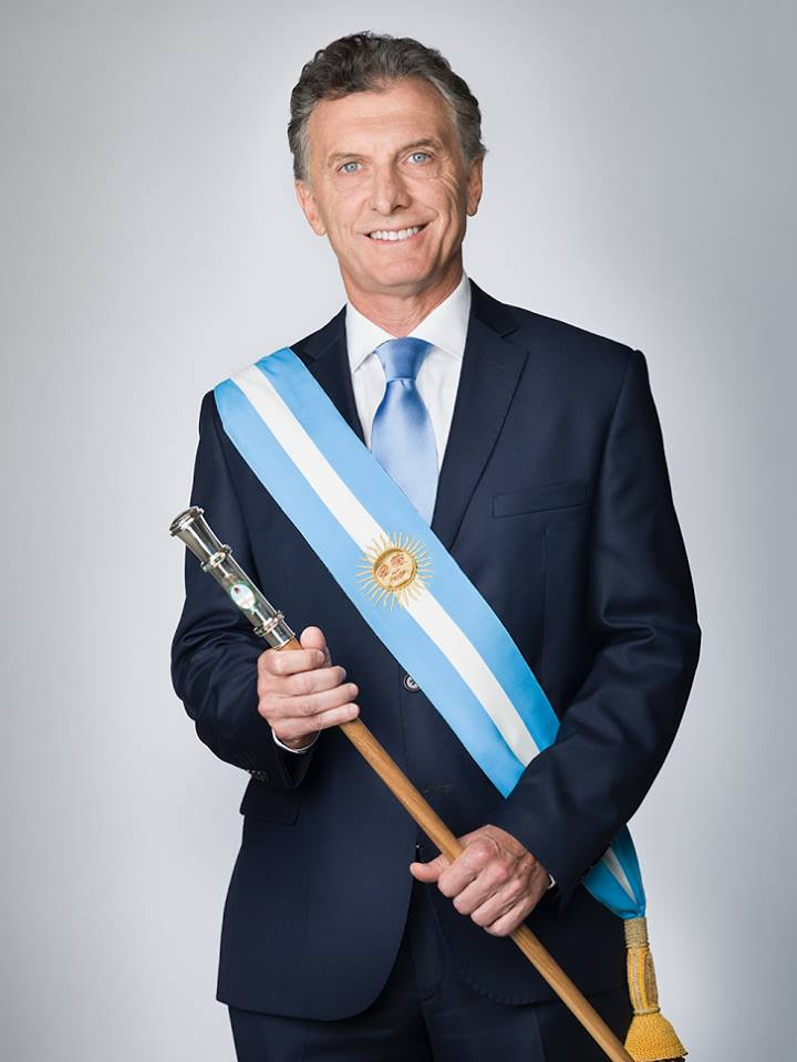 Foto oficial de Maurício Macri