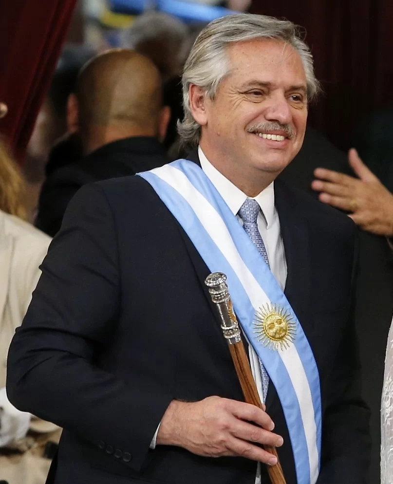 Foto oficial de Alberto Fernández