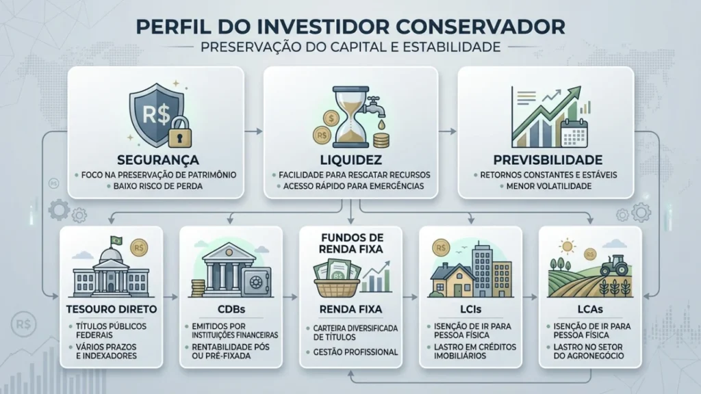 Perfil do investidor conservador