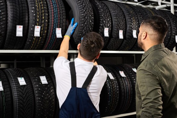 foto venda de pneus: vendas no varejo, pesquisa IBGE