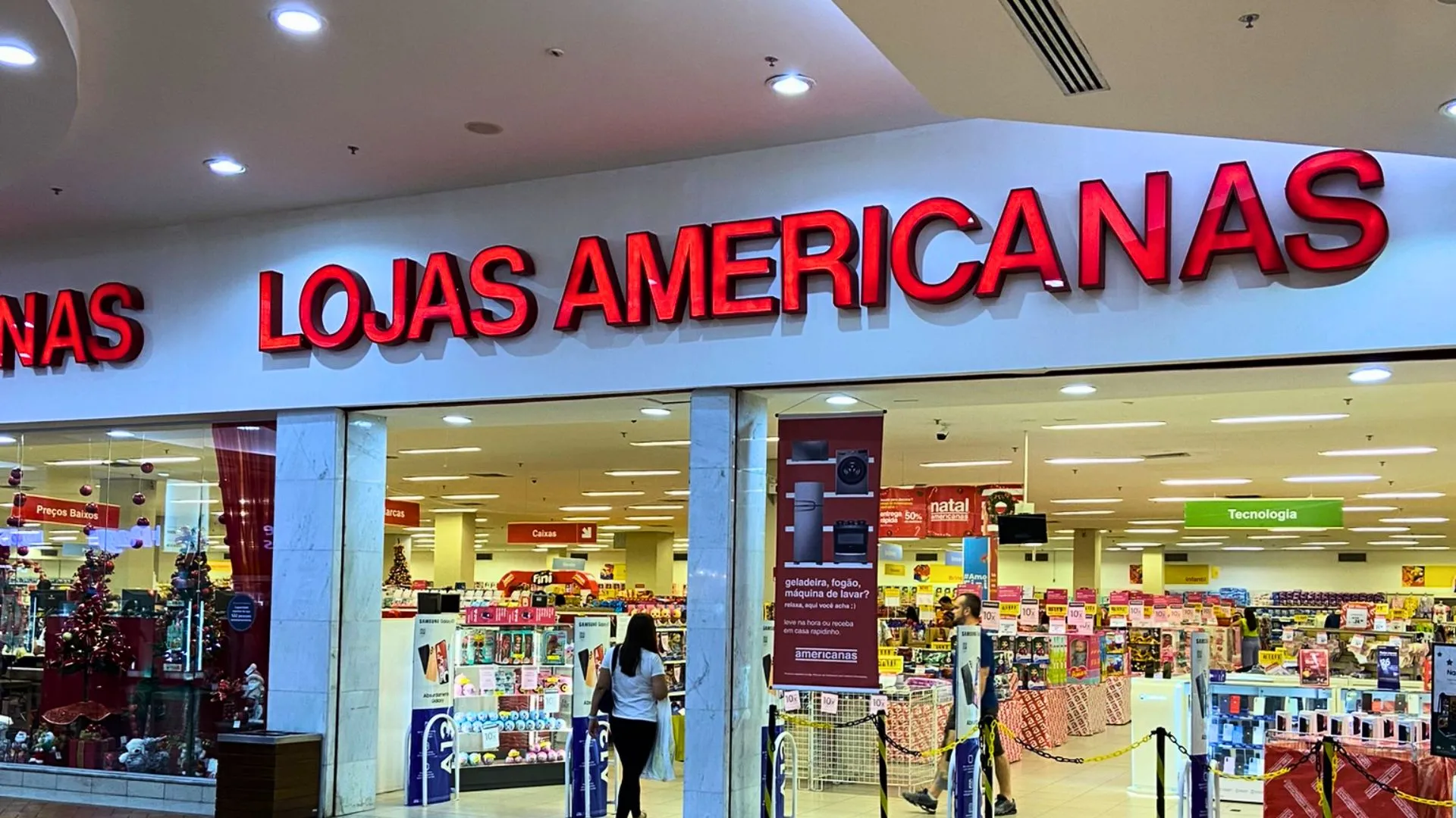 Fachada da Americanas no Shopping Iguatemi Fortaleza