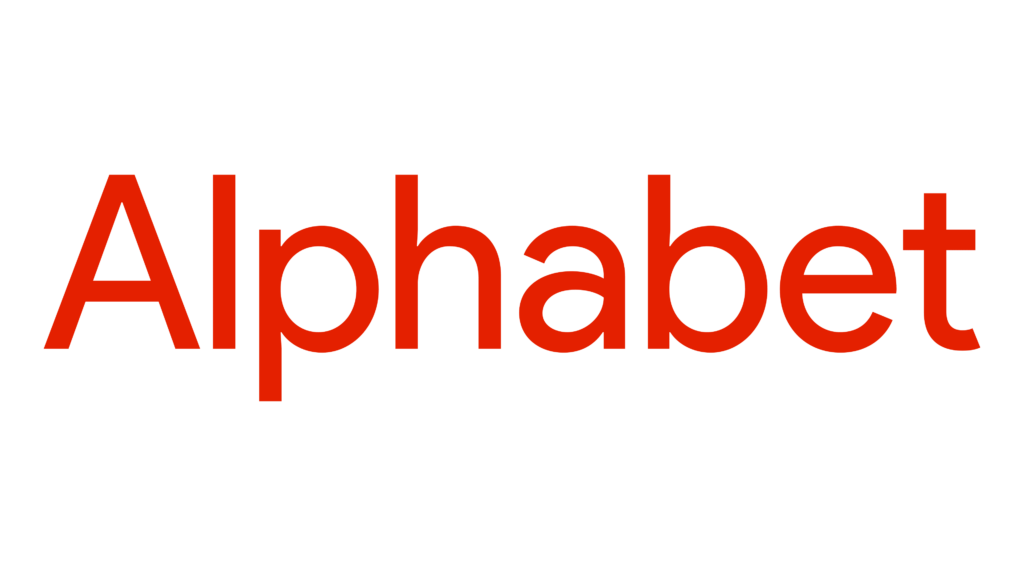 As 7 Magníficas. Logo da Alphabet.