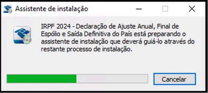 Como baixar o programa do IRPF 2024.